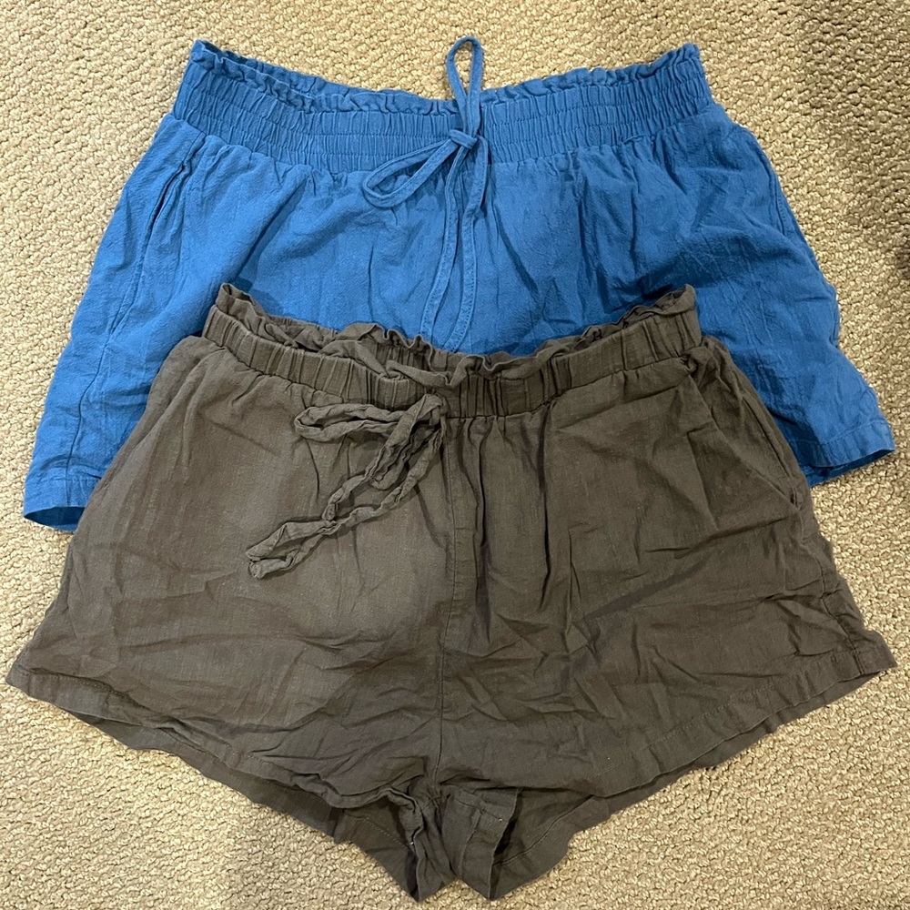 Shein Soft Shorts Size M 2 Pack